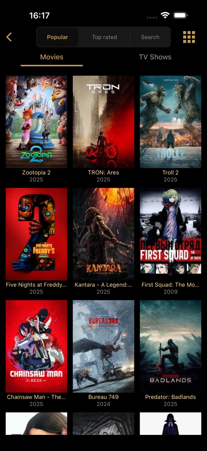 Watched TV: Films et Séries - capture iPhone 3