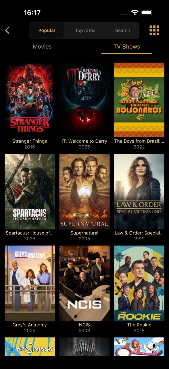 Watched TV: Films et Séries - capture iPhone 4